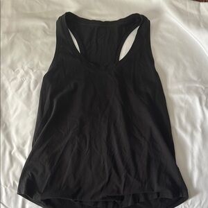 Lululemon Athletica Black Cut Out Sleeveless Tank Top